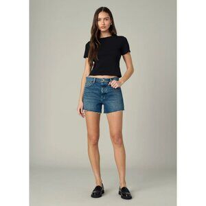 Joes The Jessie Relaxed Short Womens Denim Shorts Size 27 Medium Wash Frayed Hem